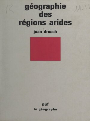 cover image of Géographie des régions arides